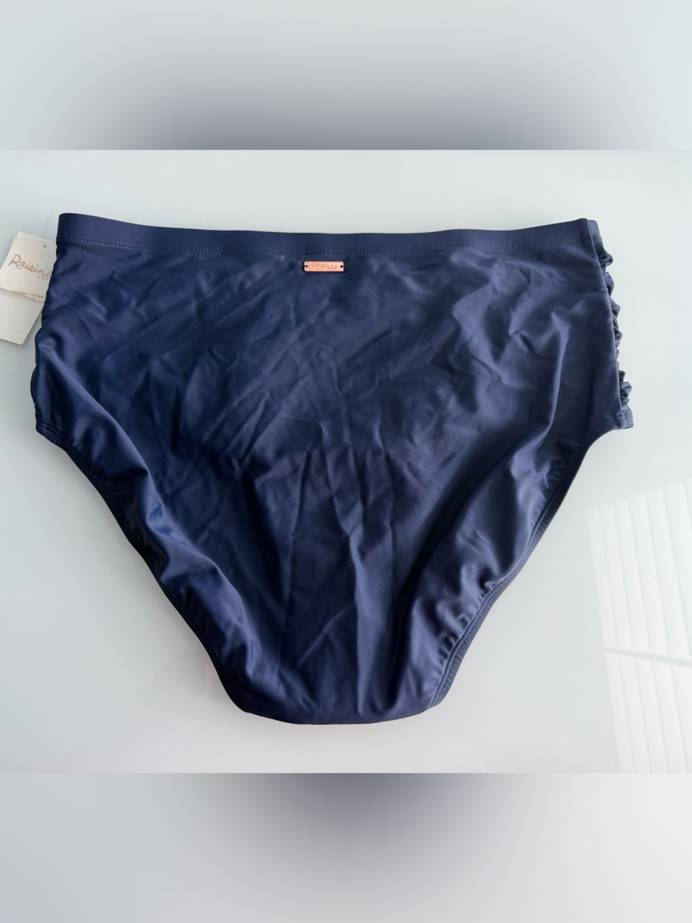 Raisins Curve Women’s Plus Size Navy Costa Bikini Bottoms Size 20W - Picture 7 of 9